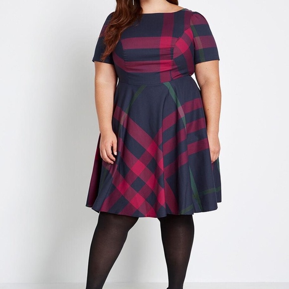 Modcloth "I Rest My Grace" Midi Dress in Navy - Picture 3 of 4